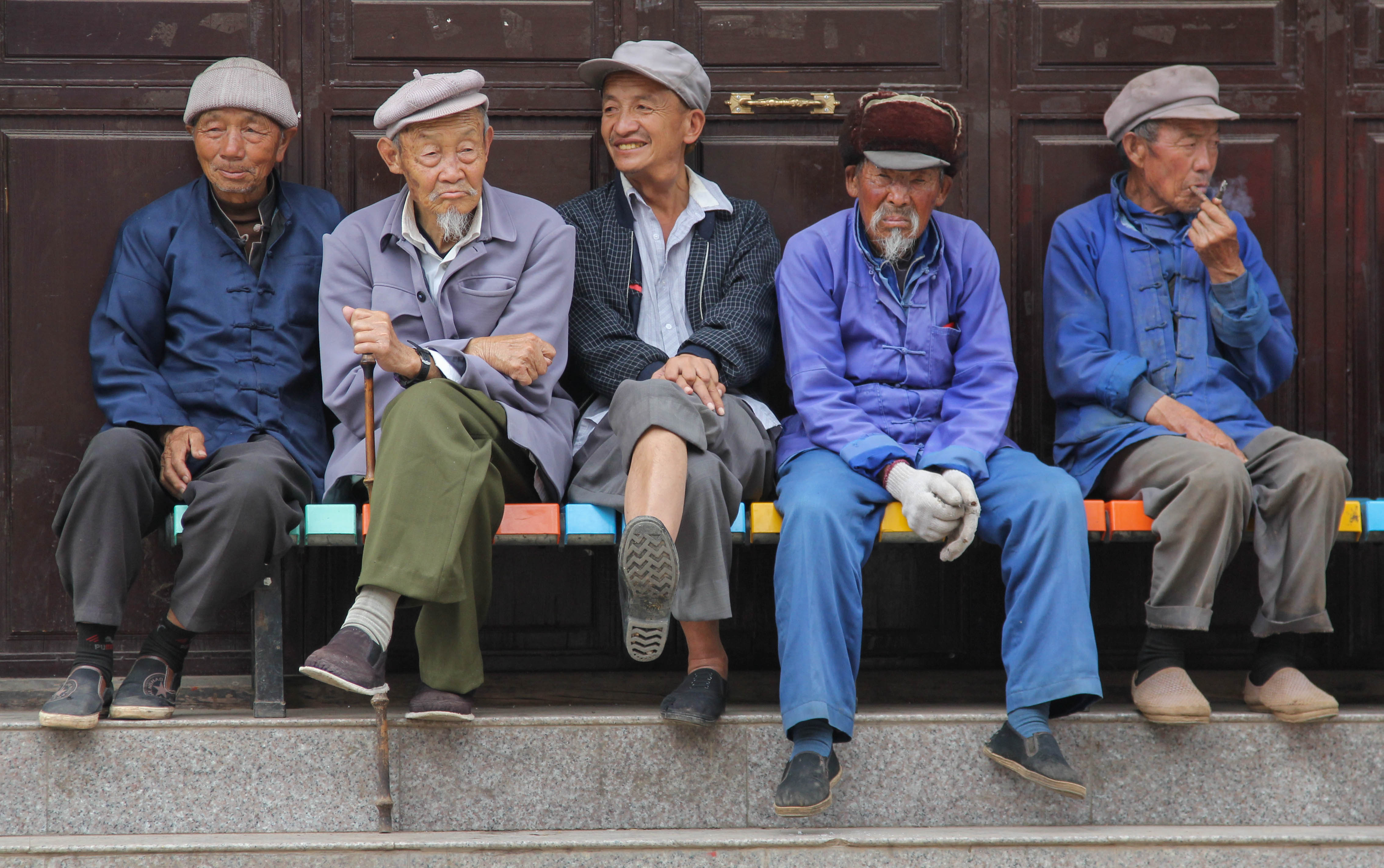 Old men group